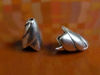 Picture of 12x9.4 mm, multi-strand cord end caps, cone campanula, JBB findings, silver-plated pewter, 2 pieces