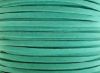 Afbeeldingen van 3x1,2 mm, Ultra suedine synthetisch koord, turkoois groen, 5 meter