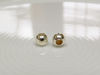 Picture of 5x5 mm, round, sterling silver beads, seamless, 5 pieces