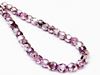 Picture of 6x6 mm, Czech faceted round beads, transparent, lavender pink luster, half tone mirror