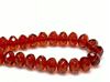 Picture of 6x9 mm, Czech faceted rondelle beads, topaz brown, transparent