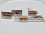 Picture of Cufflinks and tie clips, rectangular, topaz golden yellow crystals, silver-plated 