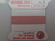 Picture of Griffin silk cord, size 2, light pink