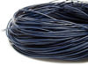 Picture of Leather cord, 1.5 mm, midnight blue, 2.5 m