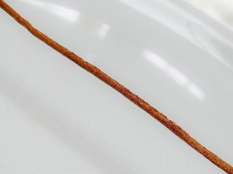 Afbeeldingen van Leren koord, 1.5 mm, natuurlijke kleur, 2.5 m