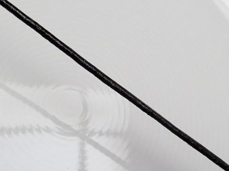 Afbeeldingen van Leren koord, 2 mm, koffiebruin, 2.5 m