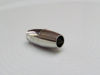 Picture of Magnetic clasp, 5x16 mm, bullet  shape, glue-in, rhodium-plated, 2 pieces