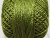 Picture of Pearl cotton, size 8, medium light avocado green, shiny