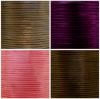 Image de Queue de rat, cordon en satin de rayon, 2 mm, 4 couleurs, set 1, 10 mètres au total