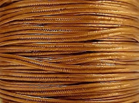 Picture of Soutache, rayon ribbon, 3 mm, antique golden color, metallic shine, 5 meters