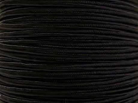 Picture of Soutache, rayon ribbon, 3 mm, black, 5 meters