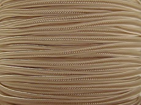 Picture of Soutache, rayon ribbon, 3 mm, Dutch beige white, 5 meters
