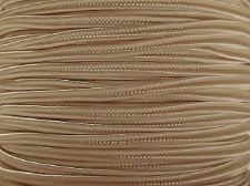 Afbeeldingen van Soutache, rayon lint, 3 mm, beige wit of linnen wit, 5 meter