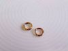 Picture of 5 mm, split rings, gold-plated, 10 pieces