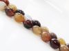 Picture of 10x8 mm, rice, gemstone beads, petrified wood, natural