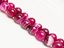 Image de 10x10 mm, perles rondes, pierres gemmes, agate à rayures naturelle, rouge rose