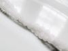 Image de 4x4 mm, perles rondes, pierres gemmes, agate craquelée, blanche, dépolie