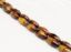 Image de 12x6 mm, perles ovales, pierres gemmes, oeil-de-tigre, brun doré, naturel