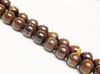 Picture of 12x12 mm, round, gemstone beads, tiger iron jasper, natural