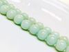 Picture of 10x10 mm, round, gemstone beads, amazonite, natural, A-grade