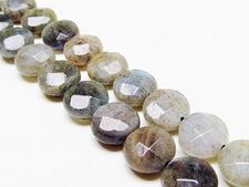 Image de 10 mm, perles galets, pierres gemmes, labradorite, naturelle, en facettes