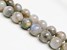 Image de 10x10 mm, perles rondes, pierres gemmes, labradorite, naturelle, qualité AB