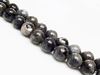 Picture of 8x8 mm, round, gemstone beads, larvikite, natural