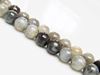 Picture of 8x8 mm, round, gemstone beads, labradorite, natural, AB-grade