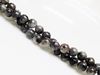 Picture of 6x6 mm, round, gemstone beads, larvikite, natural