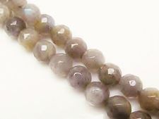 Image de 6x6 mm, perles rondes, pierres gemmes, labradorite, naturelle, à facettes