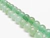 Picture of 8x8 mm, round, gemstone beads, aventurine, green, natural