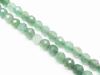 Picture of 6x6 mm, round, gemstone beads, aventurine, green, natural, faceted