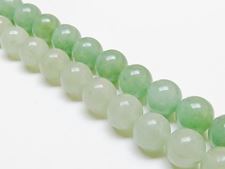 Image de 10x10 mm, perles rondes, pierres gemmes, aventurine, verte, naturelle