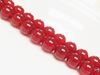 Picture of 10x10 mm, round, gemstone beads, red carnelian, natural, AA-grade