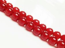 Image de 8x8 mm, perles rondes, pierres gemmes, cornaline rouge, naturelle, qualité A