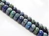 Picture of 4x6 mm, rondelle, gemstone beads, chrysocolla