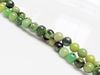 Image de 6x6 mm, perles rondes, pierres gemmes, chrysoprase, vert-pomme, naturelle