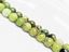 Image de 8x8 mm, perles rondes, pierres gemmes, chrysoprase, vert-pomme, naturelle