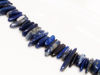 Picture of 6x18 mm, long chips, gemstone beads, lapis lazuli, natural, A+-grade, one strand