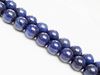 Image de 12x12 mm, perles rondes, pierres gemmes, lapis lazuli, qualité A+
