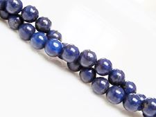 Picture of 6x6 mm, round, gemstone beads, lapis lazuli - A+-grade