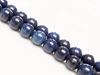 Picture of 8x8 mm, round, gemstone beads, lapis lazuli, A+-grade