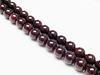 Picture of 10x10 mm, round, gemstone beads, garnet, natural, A-grade