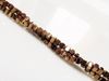 Picture of 2x2 mm, convex cube, gemstone beads, hematite, red-brown metalized