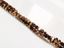 Picture of 2x2 mm, convex cube, gemstone beads, hematite, red-brown metalized