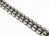 Picture of 8x8 mm, round, gemstone beads, hematite, A-grade