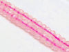 Afbeeldingen van 6x8 mm, rondel, edelsteen kralen, roze kwarts, natuurlijk, A-klasse, in facetten