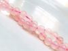 Picture of 6x6 mm, round, gemstone beads, rose quartz, natural, B-grade