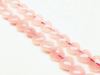 Picture of 10x10x5 mm, puffy heart, gemstone beads, rose quartz, natural, B+-grade