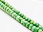 Afbeeldingen van 4x6 mm, rondel, edelsteen kralen, howliet, groen-geel